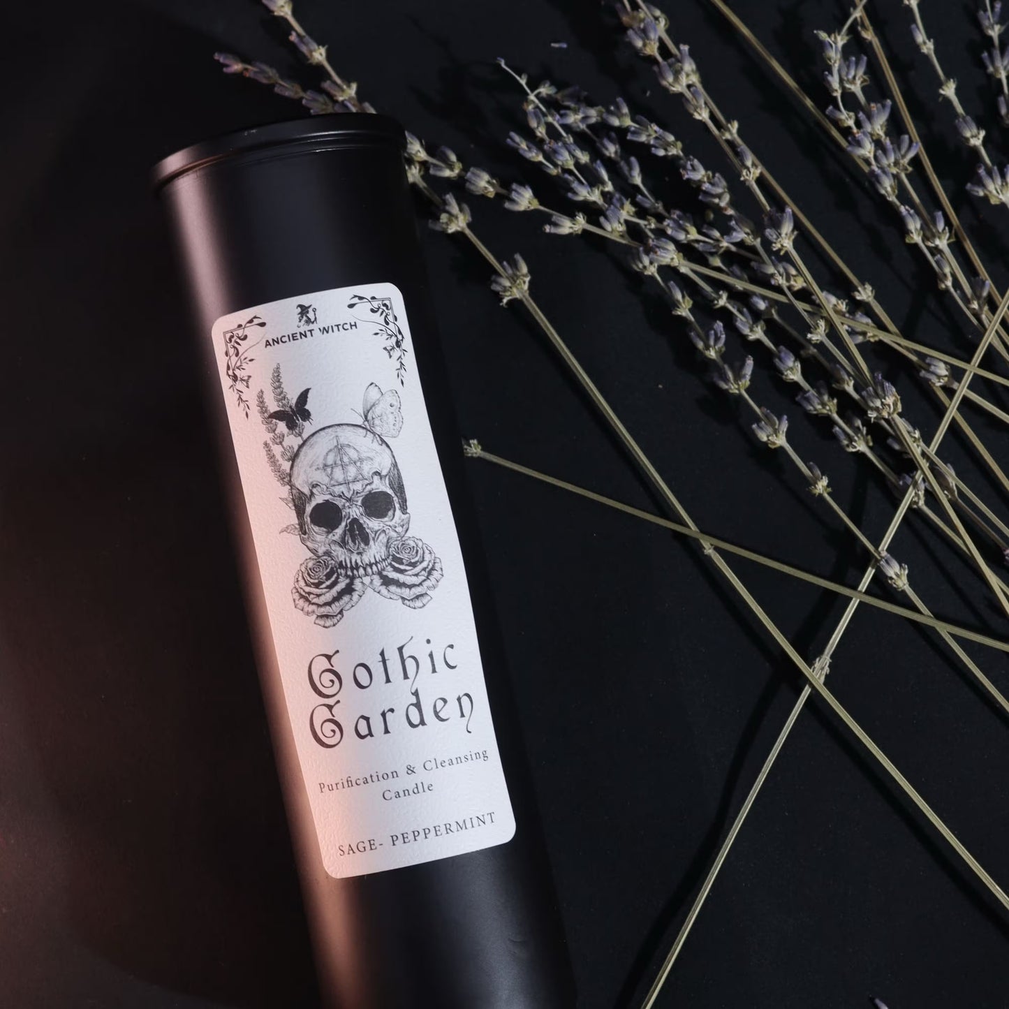 Bougie de purification de sorcières anciennes – Jardin gothique – Purification et Nettoyage