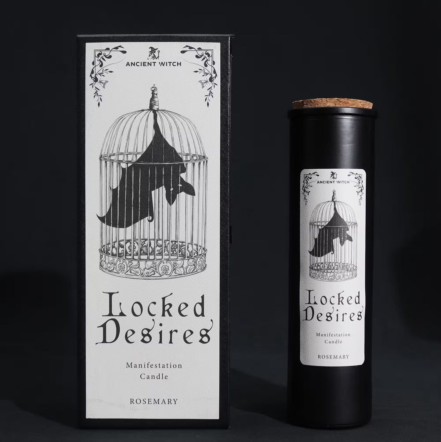 Bougie de purification de sorcières anciennes – Désirs verrouillés – Manifestation