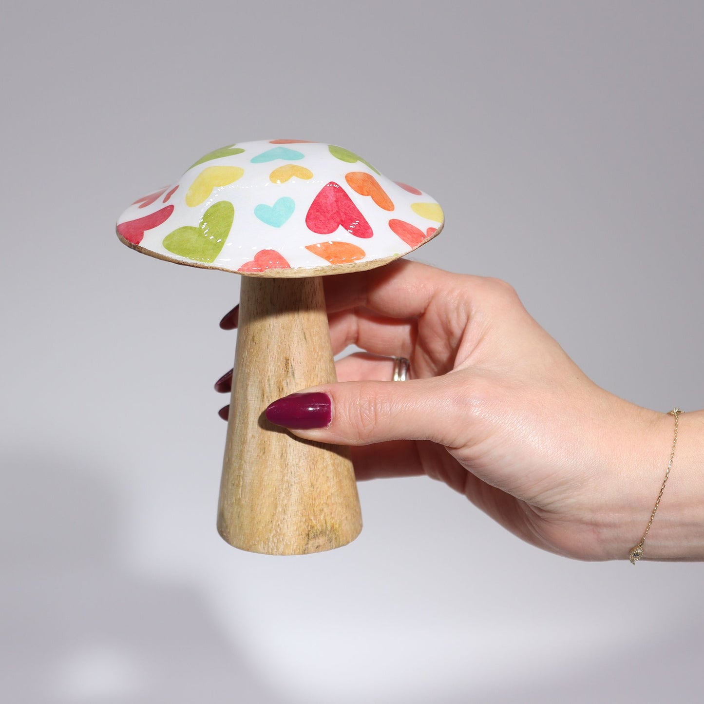 Small Mushroom - 10cm - Mediterranean Tile Pattern
