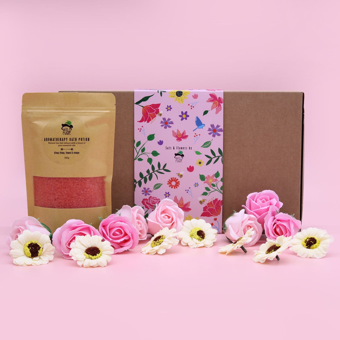 Wild Hare Salt & Flowers Set- Passion