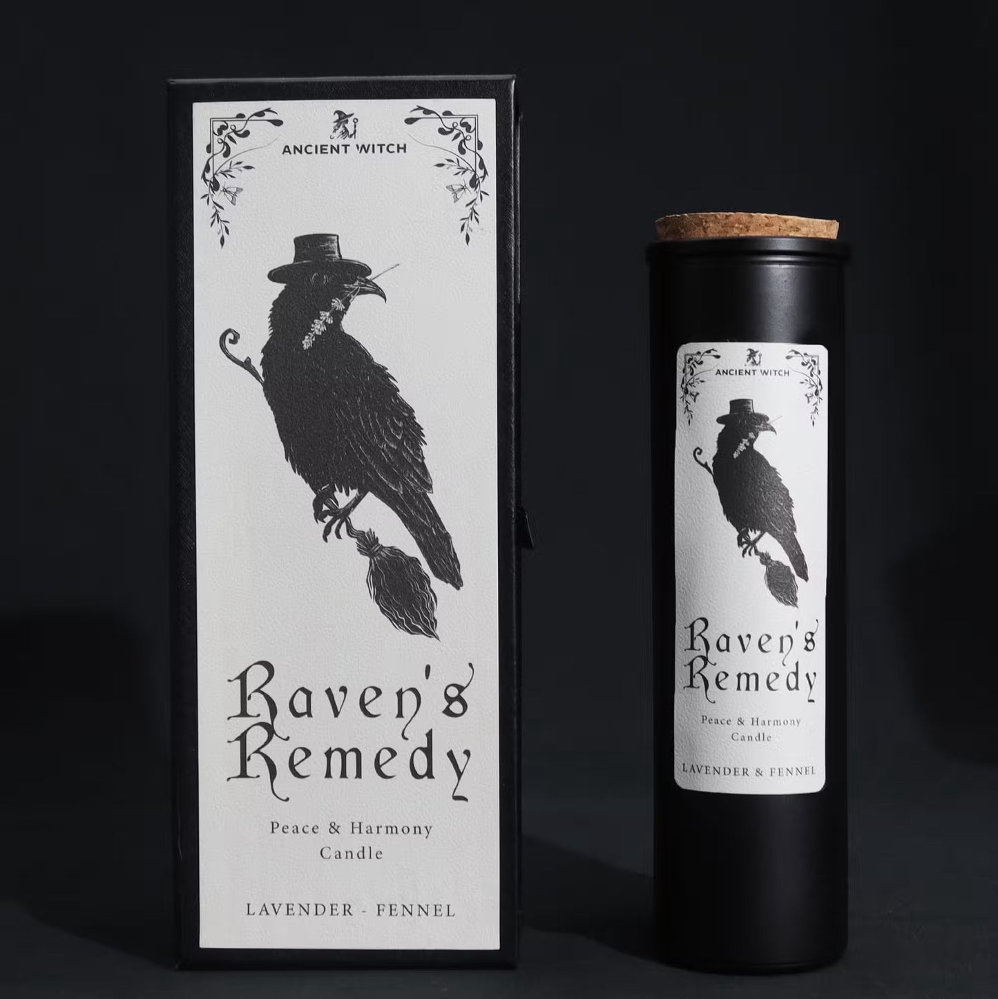 Bougie de purification de sorcières anciennes – Remède des corbeaux –  Paix et Harmonie