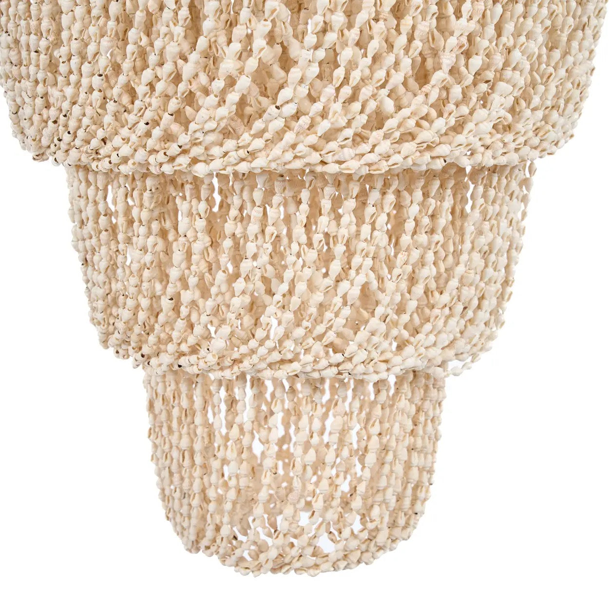 Lustre Coquillage Lagoon - Suspension Naturelle Bohème Chic - Taille M