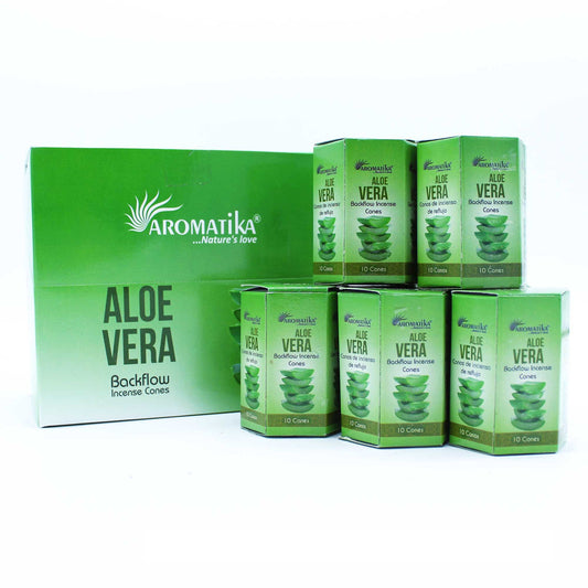 Masala Backflow Incense pack of 10 - Aloe Vera