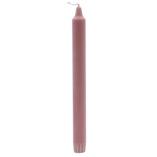 Pure Natural Wax Dinner Candle 25x2.3 - Antique Rose