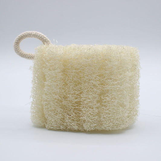 Egyptian Luxury Loofah with Cotton String - Non-Compressed - 8-12cm