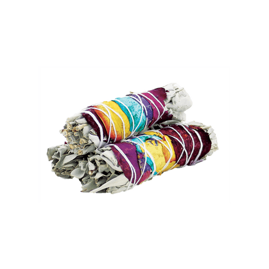 Smudge Stick - 7 Chakra White Sage 10cm