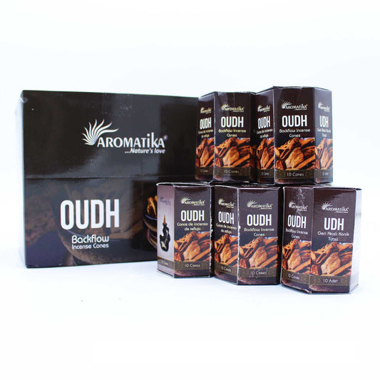 Masala Backflow Incense pack of 10 - Oudh