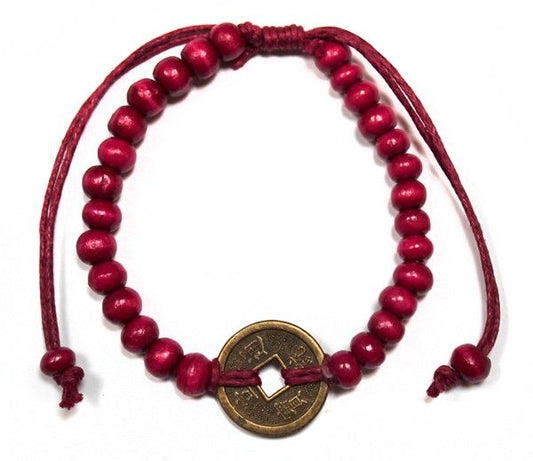 Bracelets Feng-Shui Chance - Rouge