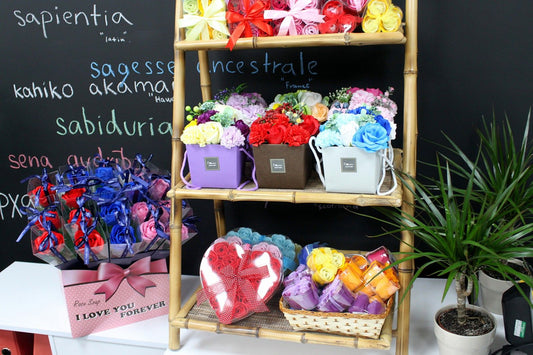 Soap Flower Bouqet - Spring Flowers