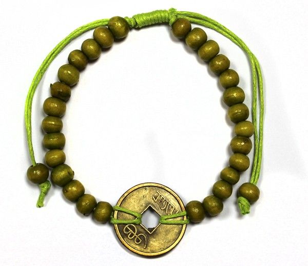 Bracelets Feng-Shui Chance - Vert citron
